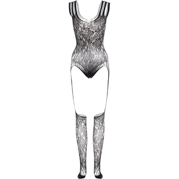 FISHNET Body Stockings Mesh Lingerie Bodysuit Body Soft BDSM Bondage Cosplay NWT - Picture 7 of 7